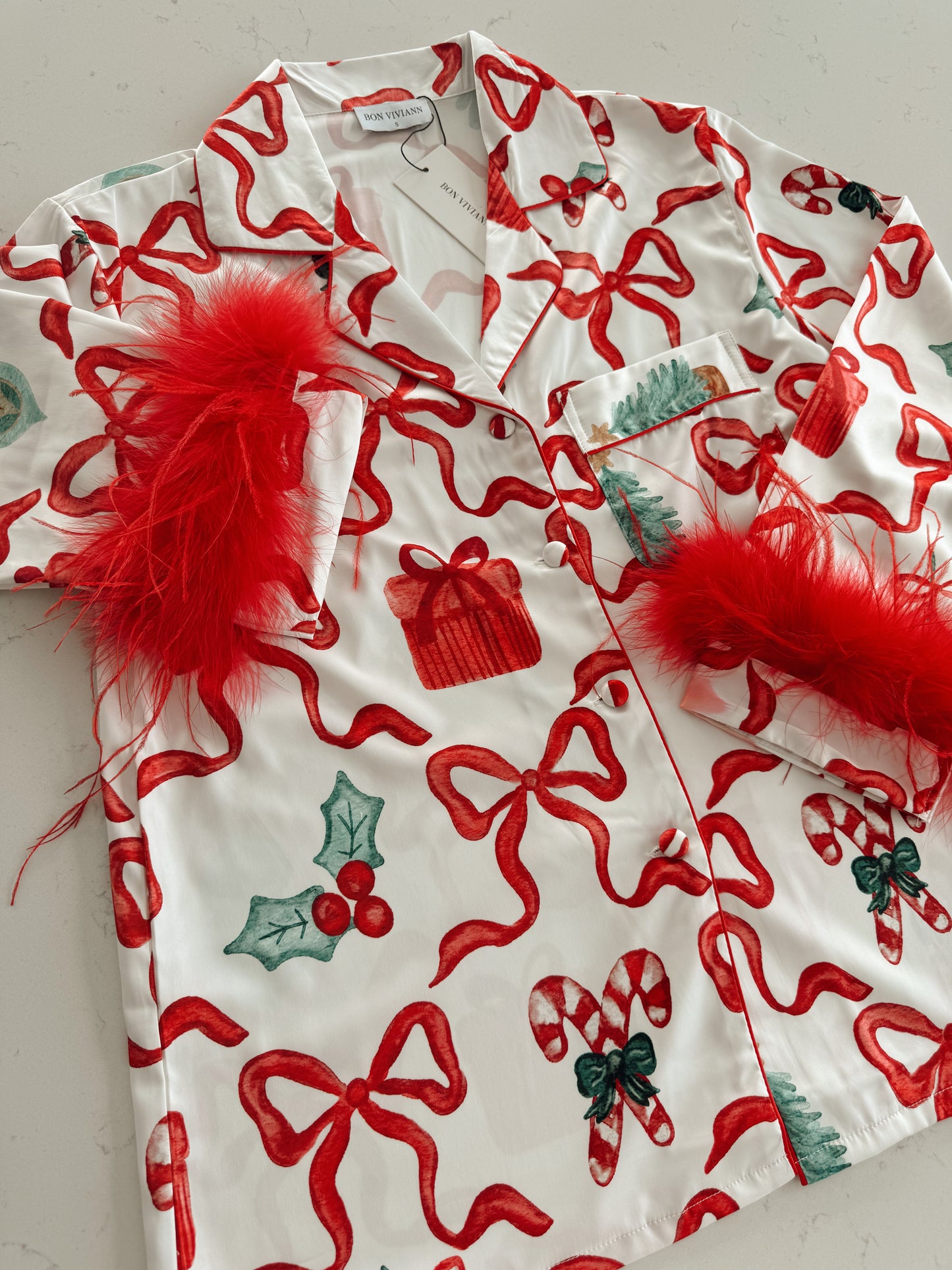 Holiday Red Bows