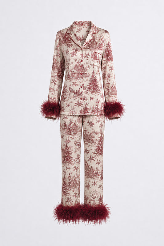 Cranberry Village Toile