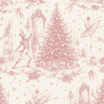 Sugarplum Pink Toile