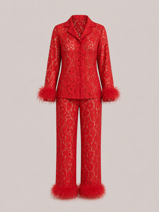 Lovelace Set in Red